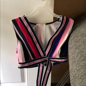 2 piece crop top/skirt